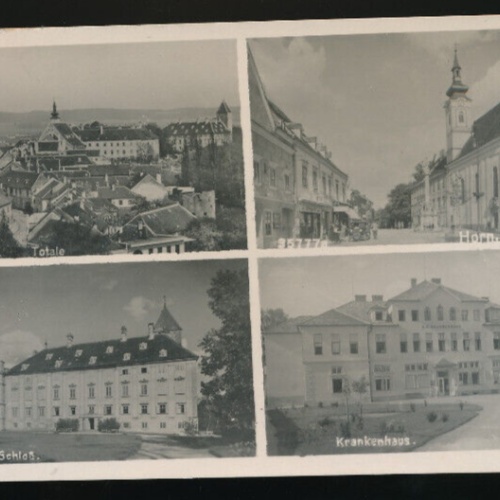 AK aus Horn Mehrbildkarte mit Krankenhaus Niederösterreich (4113)