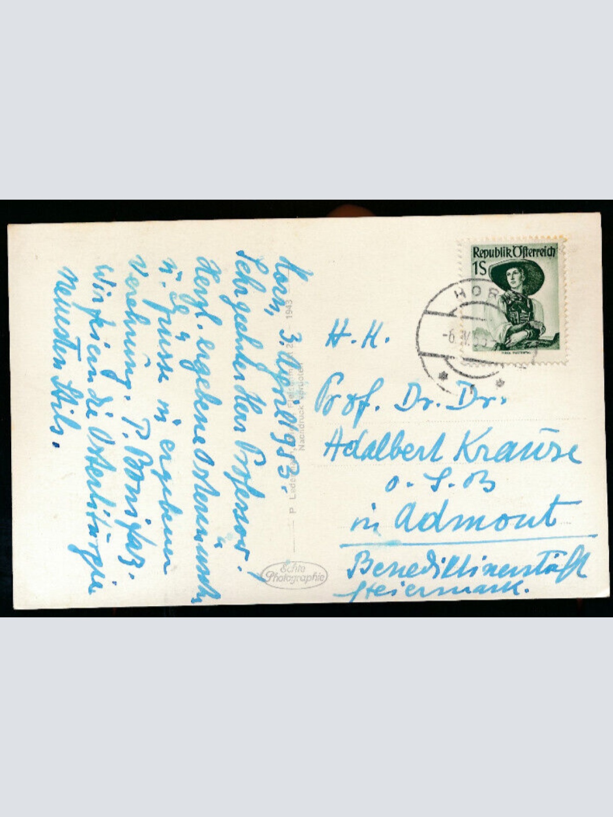 AK aus Horn Mehrbildkarte mit Krankenhaus Niederösterreich (4113)