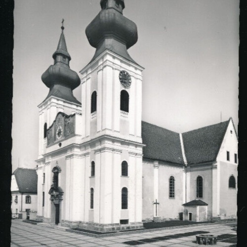AK aus Maria Taferl mit Wallfahrtskirche Niederösterreich (4371)