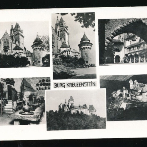 AK von der Burg Kreuzenstein Mehrbildkarte Niederösterreich (4354)