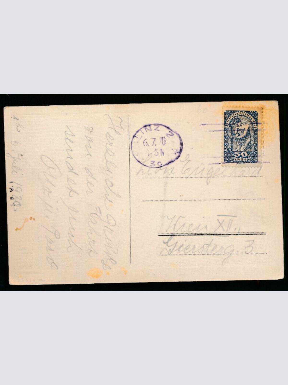 AK aus Linz an der Donau Pöstlingberg Hotel mit Kirche Oberöstereich (4216)