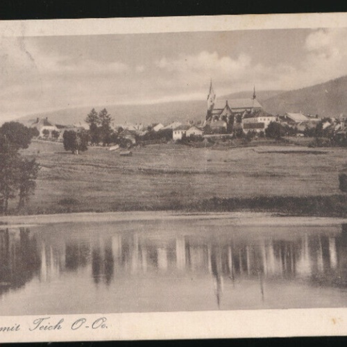 AK aus Aigen mit Teich Oberösterreich (4167)