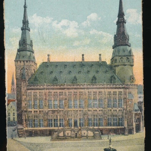 AK aus Aachen mit Rathaus N.R.W (4663)