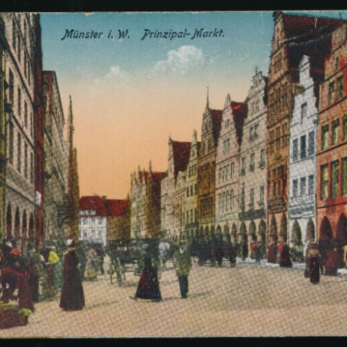 AK aus Münster i.w. Prinzipal - Markte N.R.W (4659)