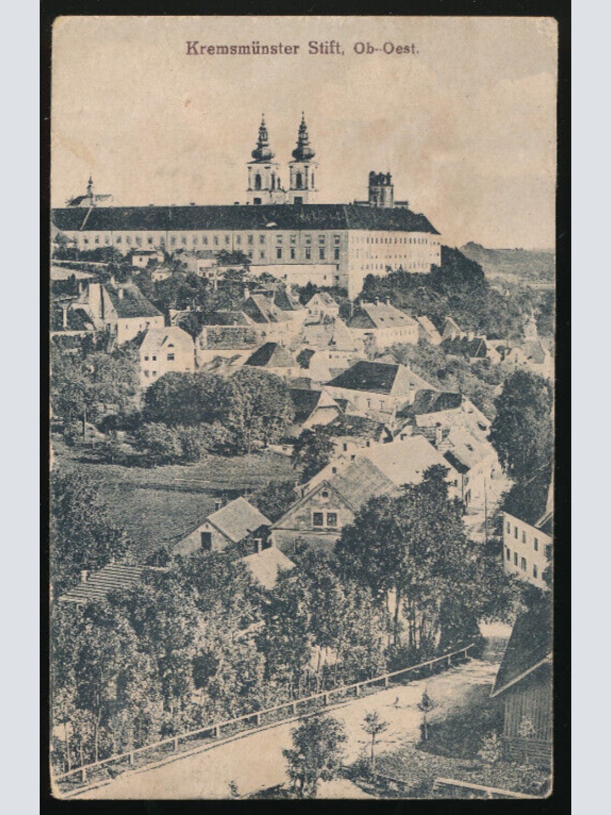 AK aus Kremsmünster mit Stift Oberösterreich (4021)