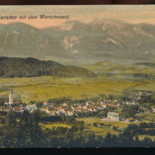 AK aus Windisch-Garsten mit dem Warscheneck Oberösterreich (4027)