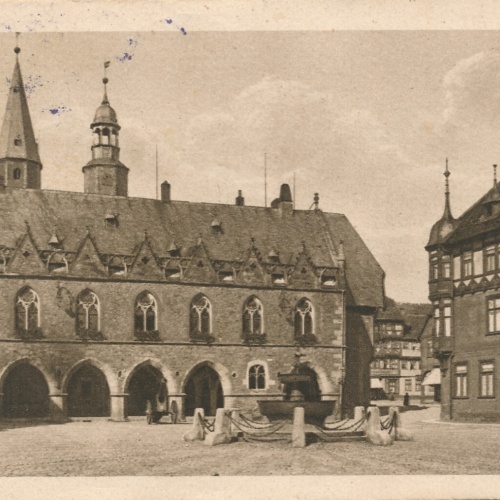 AK, Goslar, Rathaus, Niedersachsen, Deutschland (S418)