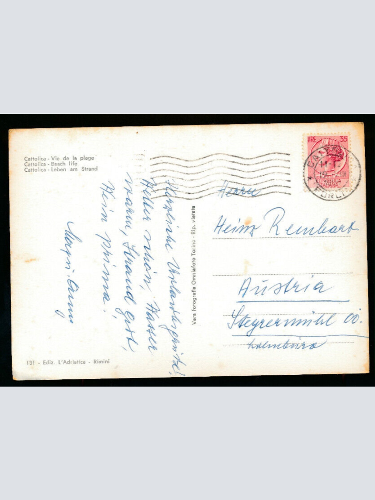 AK aus Cattalica Italien (4005)
