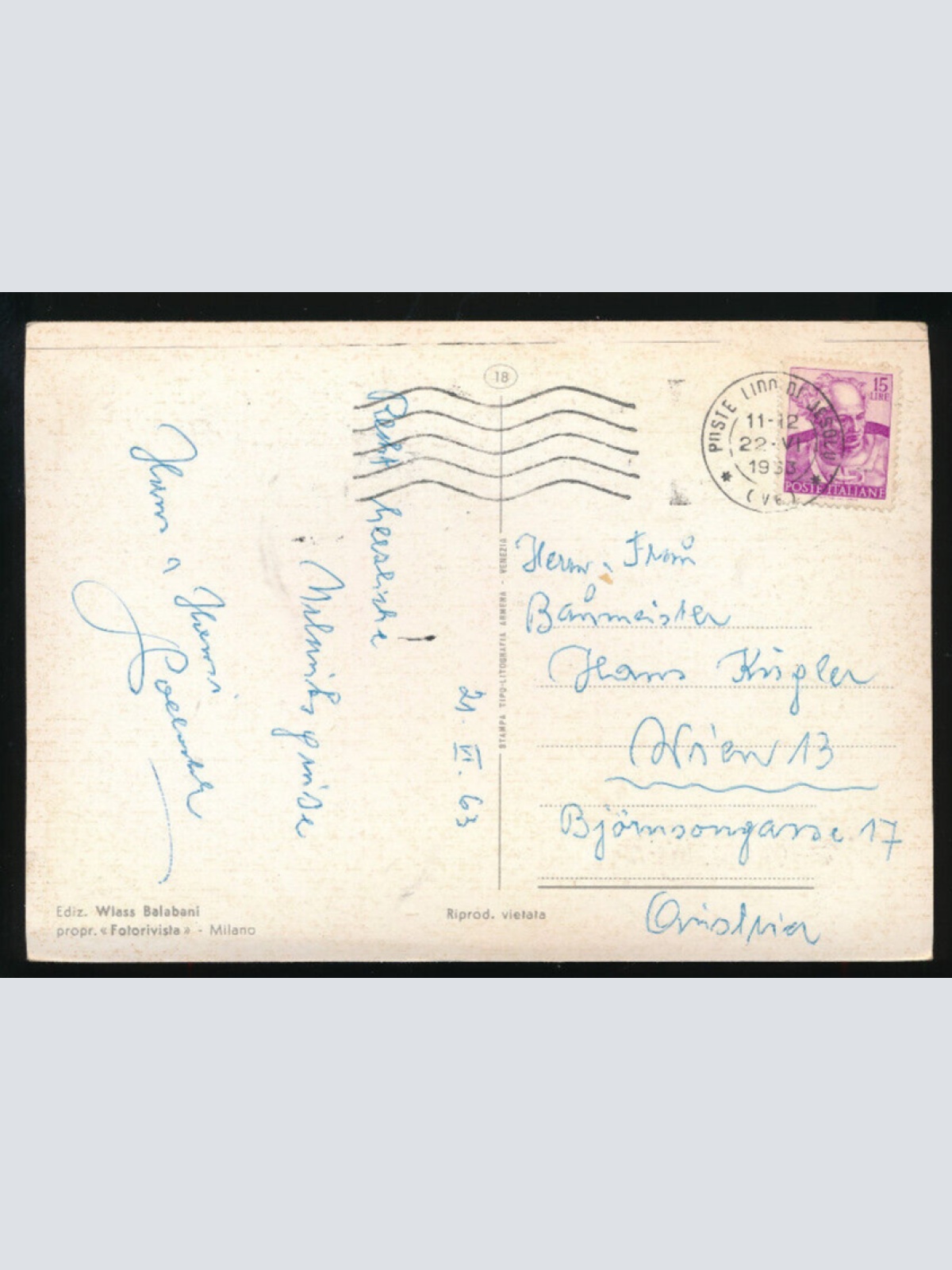 AK aus Jesolo Venezia Italien (4006)