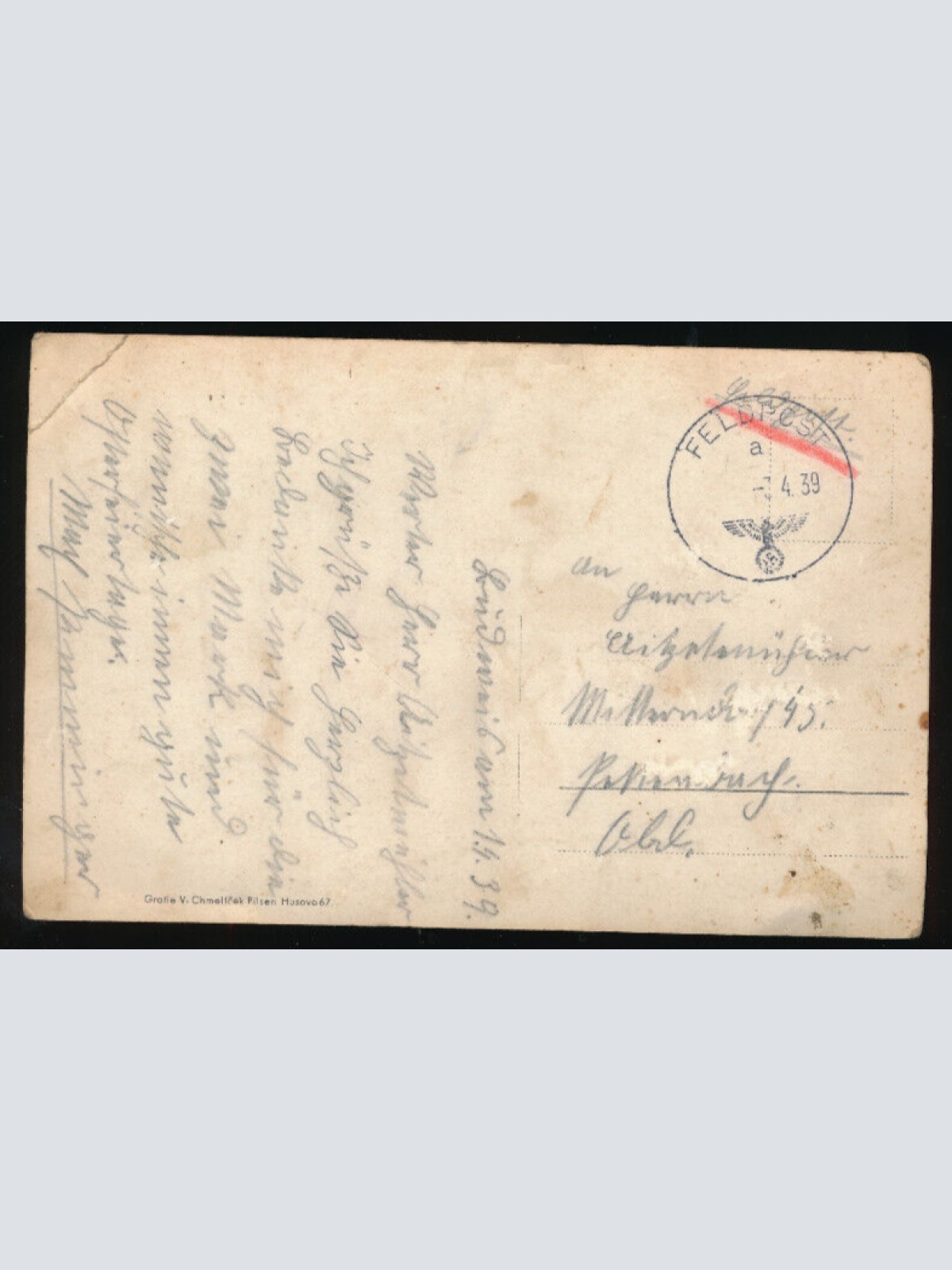 AK aus Budweis Mehrbildkarte Tschechoslowakei (4012)