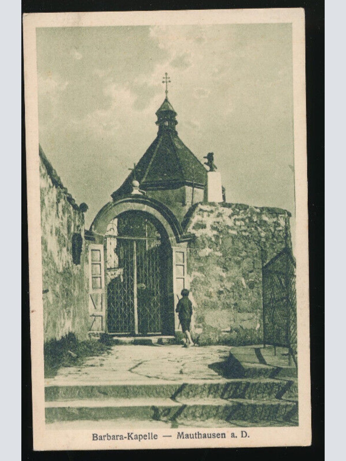 AK aus Mathausen mit Barbara - Kapelle Oberösterreich (4033)