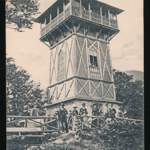 AK aus Bad Ischl mit Franz Josef - Warte Oberösterreich (4589)