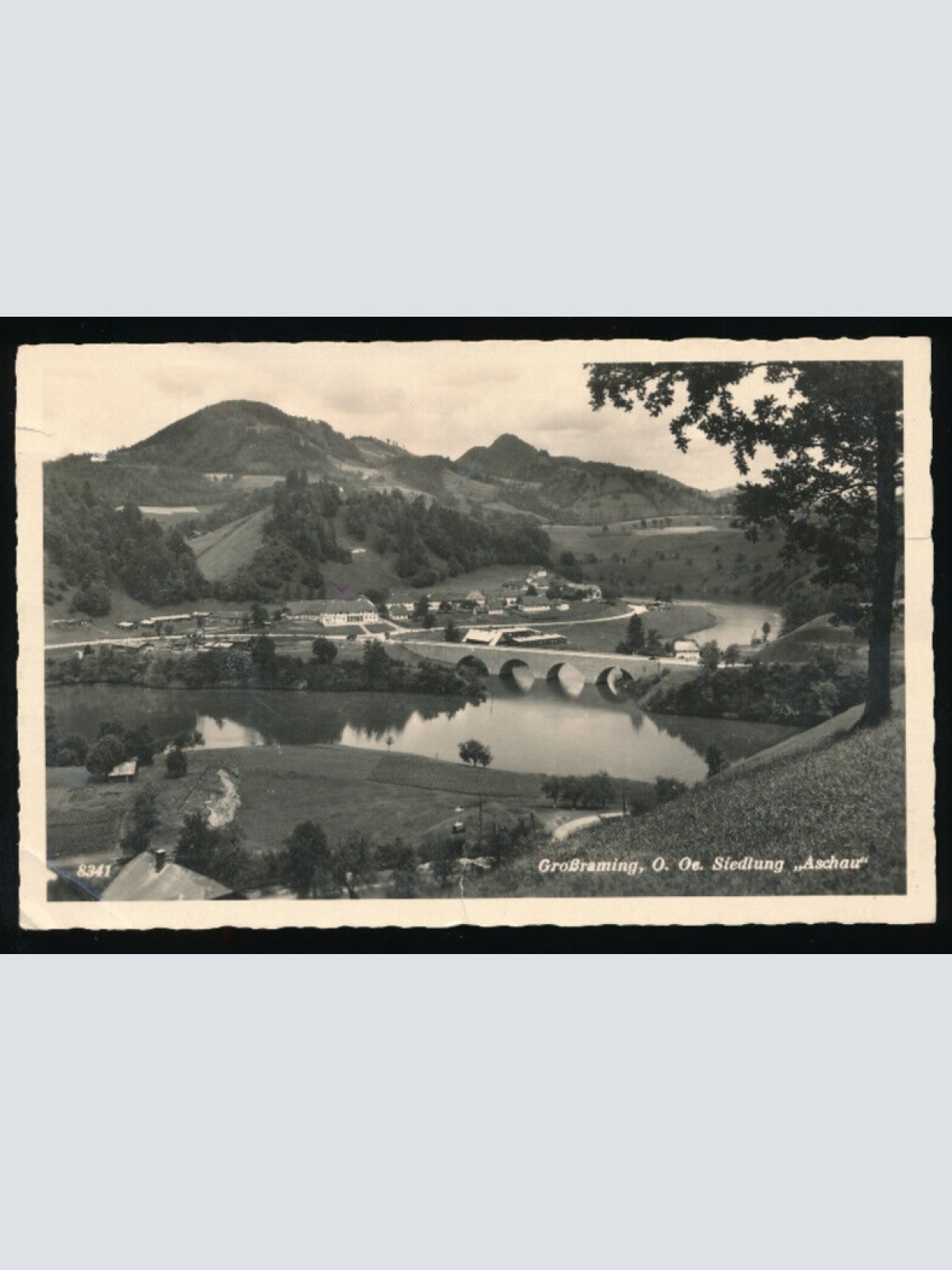 AK aus Großraming mit Siedlung Aschau Oberösterreich (4594)
