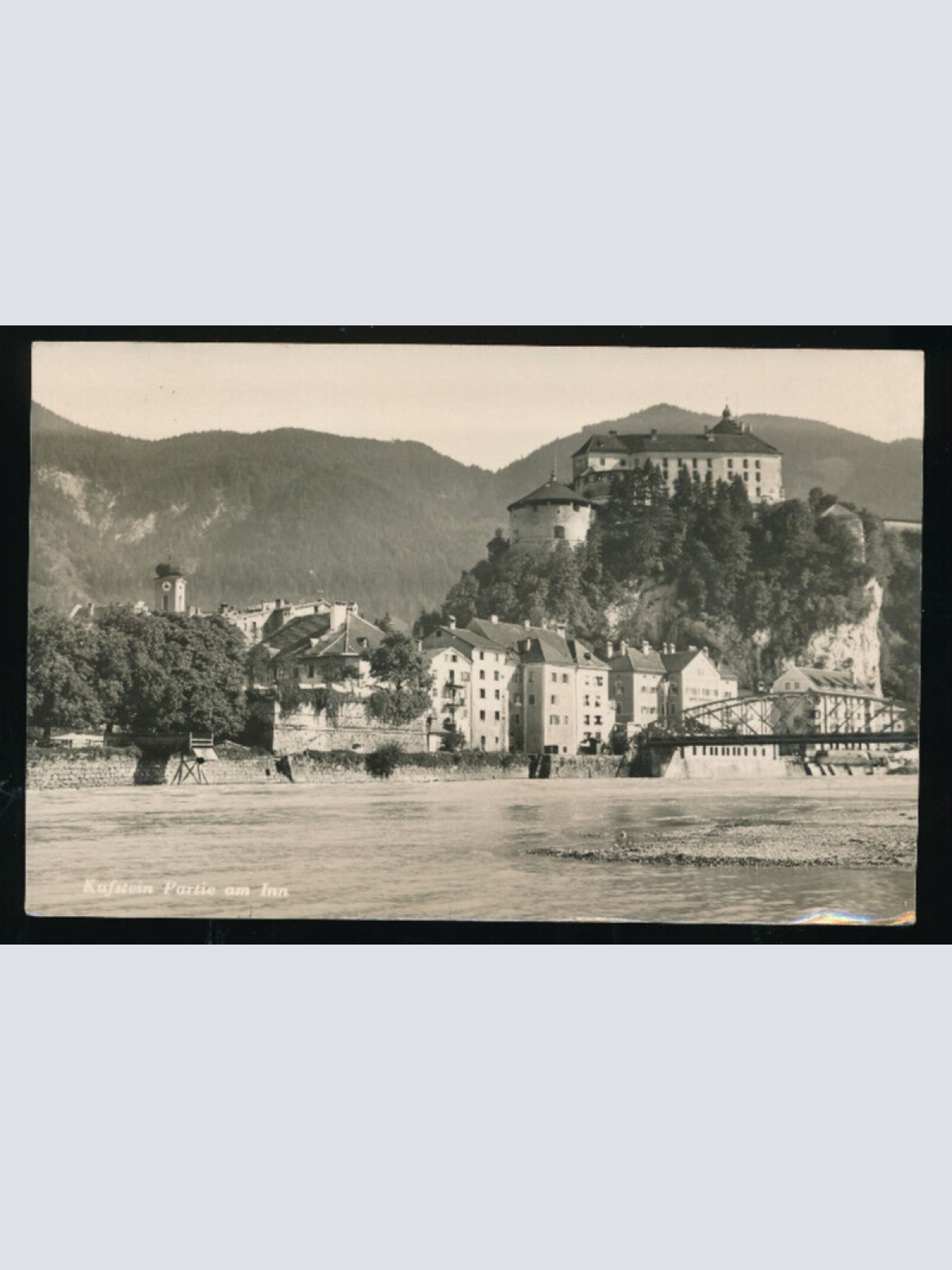 AK aus Kufstein mit Inn Tirol (4580)