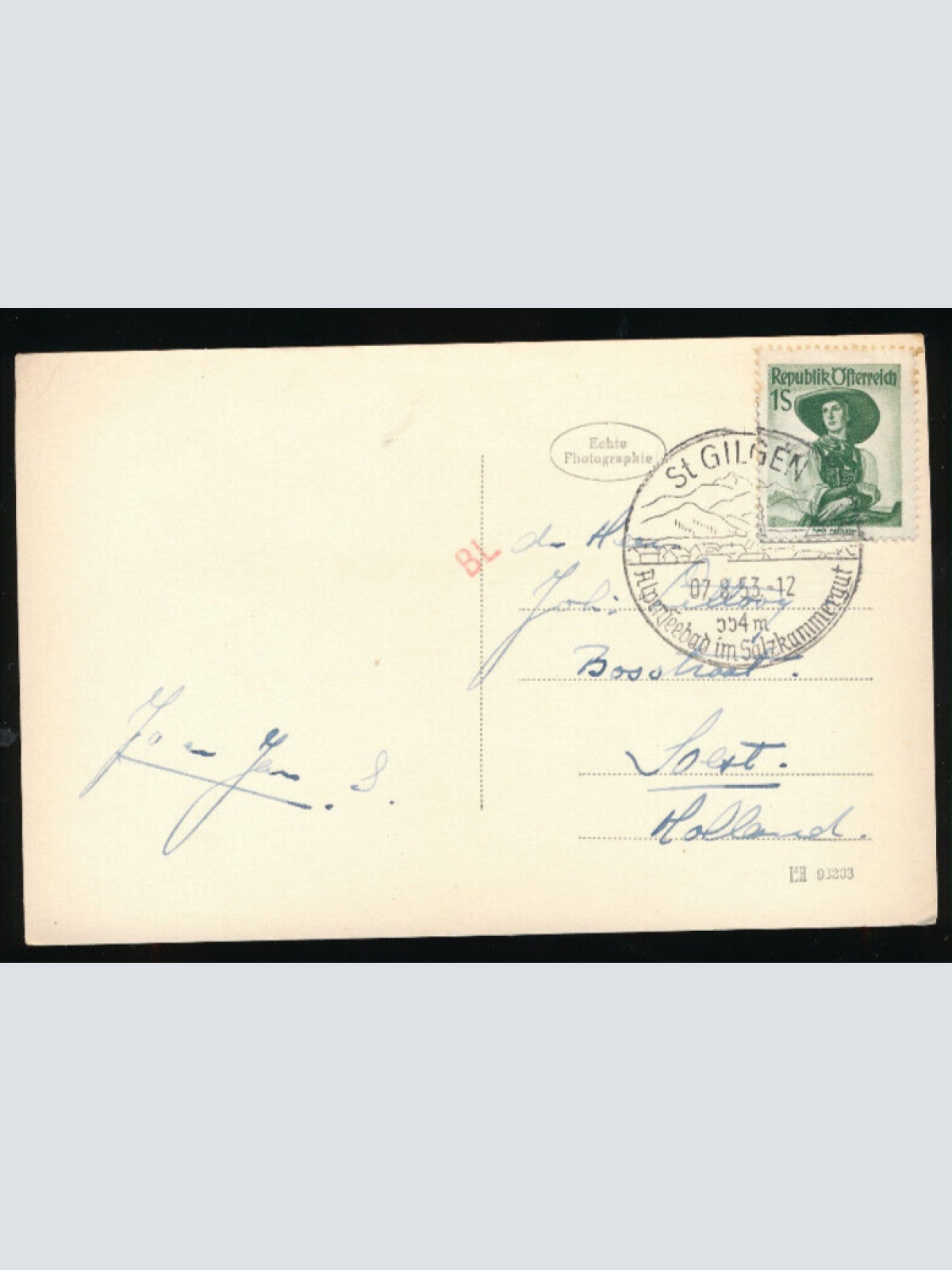 AK aus St. Gilgen am Wolfgangsee Salzburg (4569)