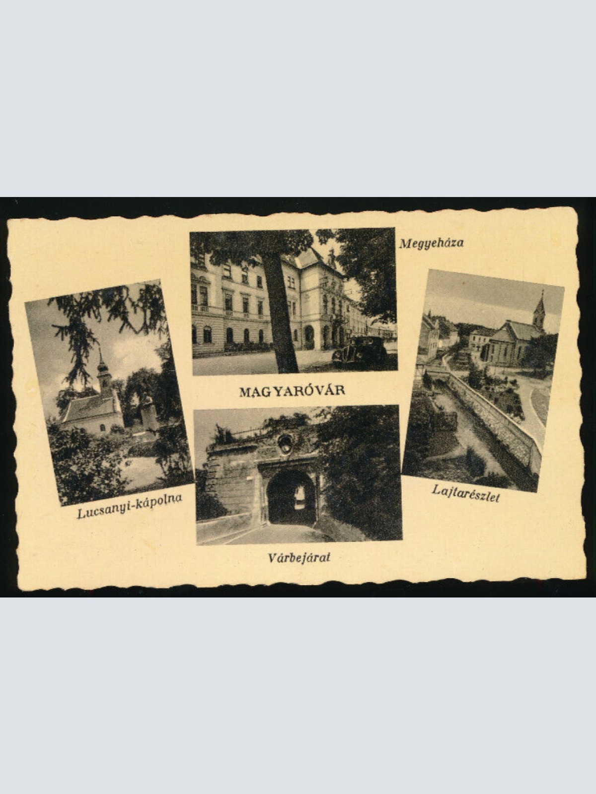 AK aus Magyarovar Mehrbildkarte Ungarn (4410)