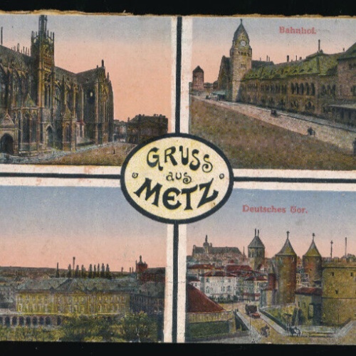 AK gruss aus Metz Mehrbildkarte Frankreich (4645)