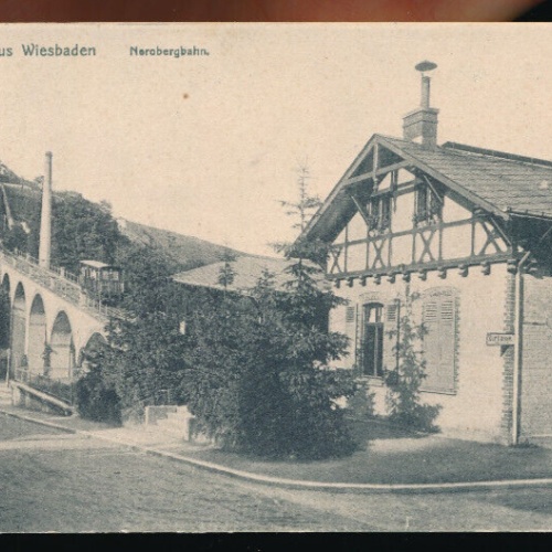 AK aus Wiesbaden Nerobergbahn Hessen (4634)