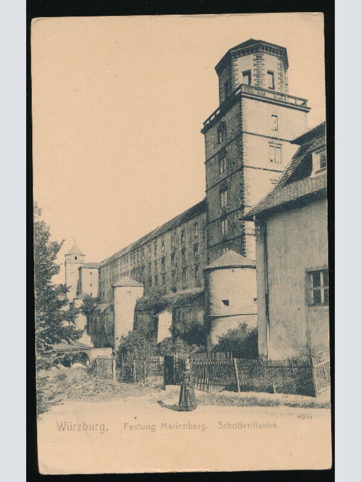 AK aus Würzburg Festung Marienberg Bayern (4635)