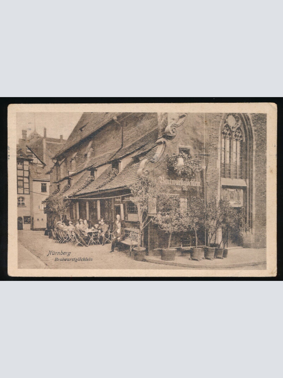 AK aus Nürnberg Bratwurstglöcklein Bayern (4636)