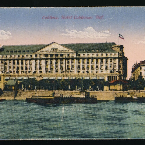 AK aus Coblenz mit Holtel Coblenzer Hof Rheinland - Pfalz (4637)