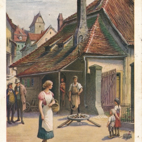 AK, O. Herrfurth, Von allen den Mädchen so blink und so blank (S474)