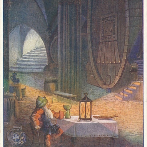 AK, Scheffel Lieder, Das war der Zwerg Perkeo im Heidelberger Schloss (S478)