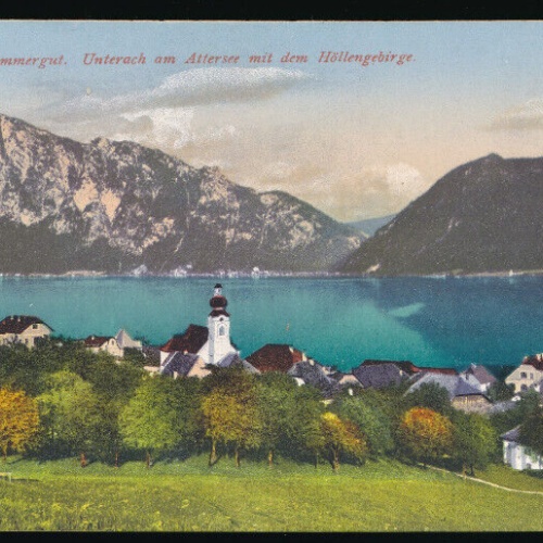 AK aus Unterach am Attersee Oberösterreich (4743)