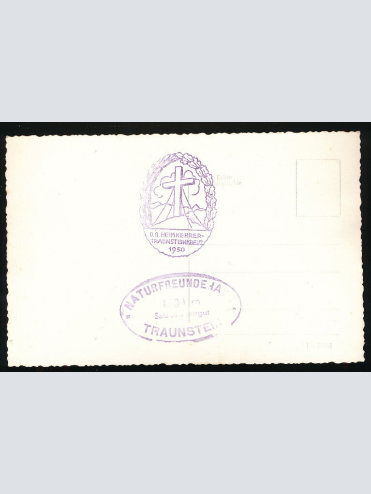 AK vom Naturfreudehaus am Traunstein Oberösterreich (4745)