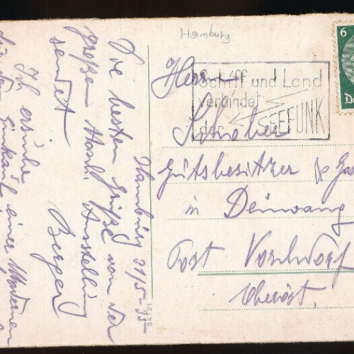 AK aus Hamburg Elbbrücken Luftaufnahme (4704)