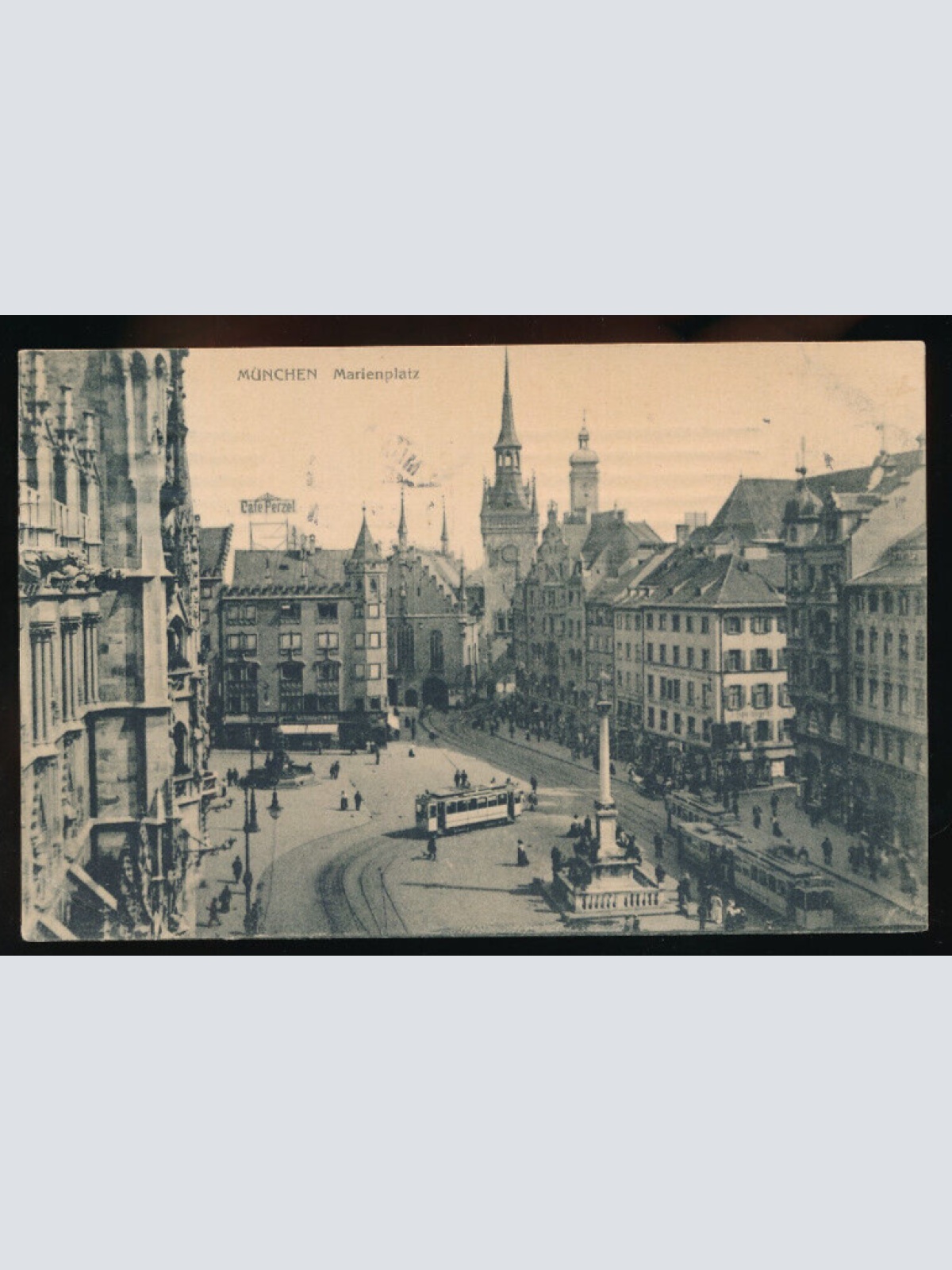 AK aus München Marienplatz Bayern (4720)