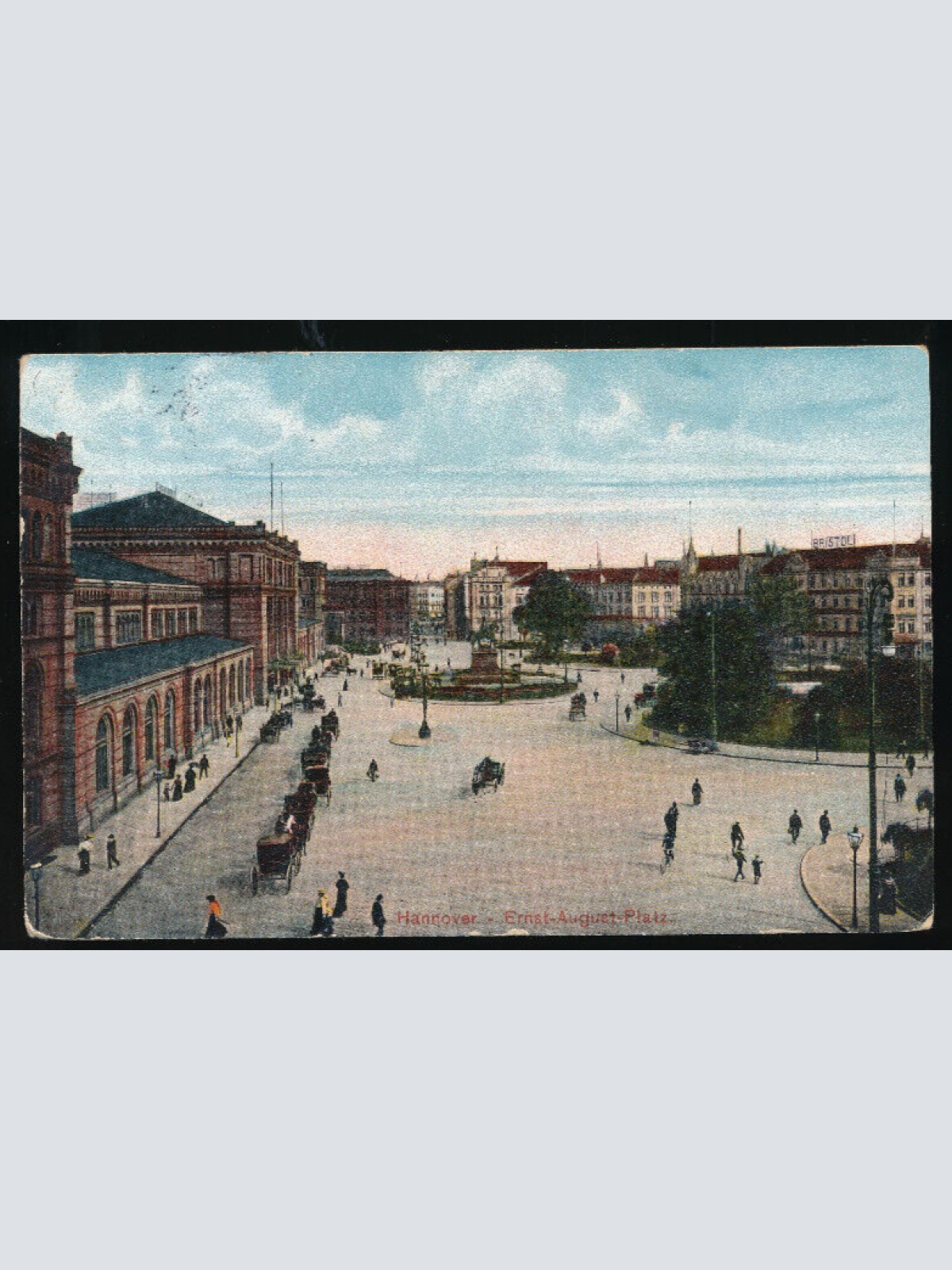 AK aus Hannover Ernst August Platz Niedersachsen (4721)