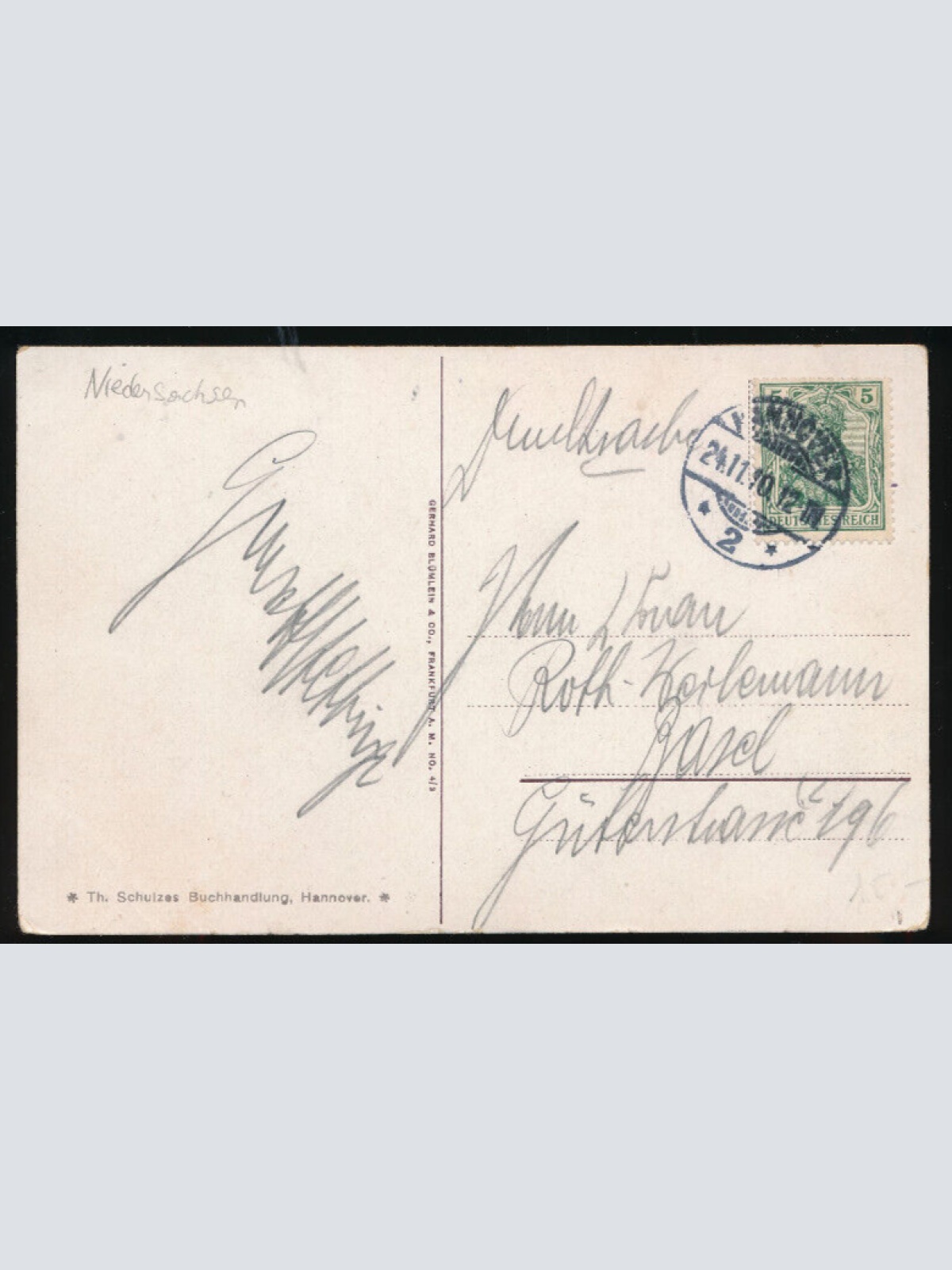 AK aus Hannover Ernst August Platz Niedersachsen (4721)