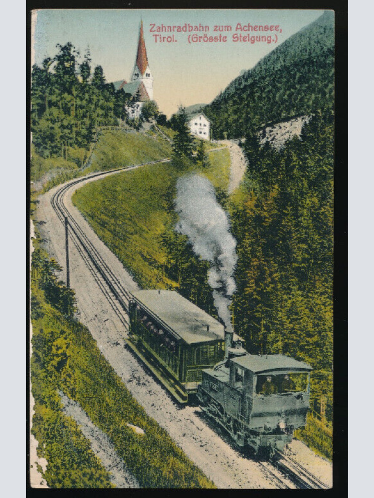 AK von der Zahnradbahn zum Achsensee Tirol (4435)
