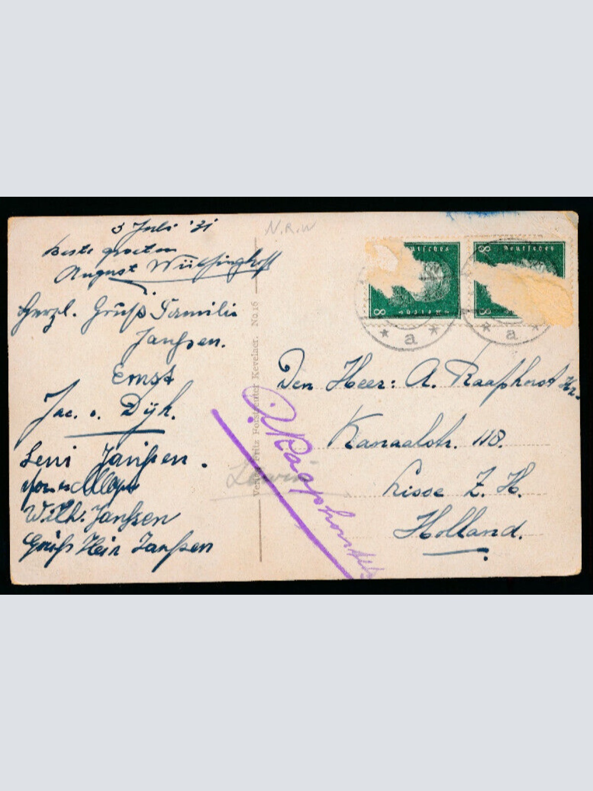 AK aus Kevelaer Kapellenplatz Nordrhein - Westalen (4694)