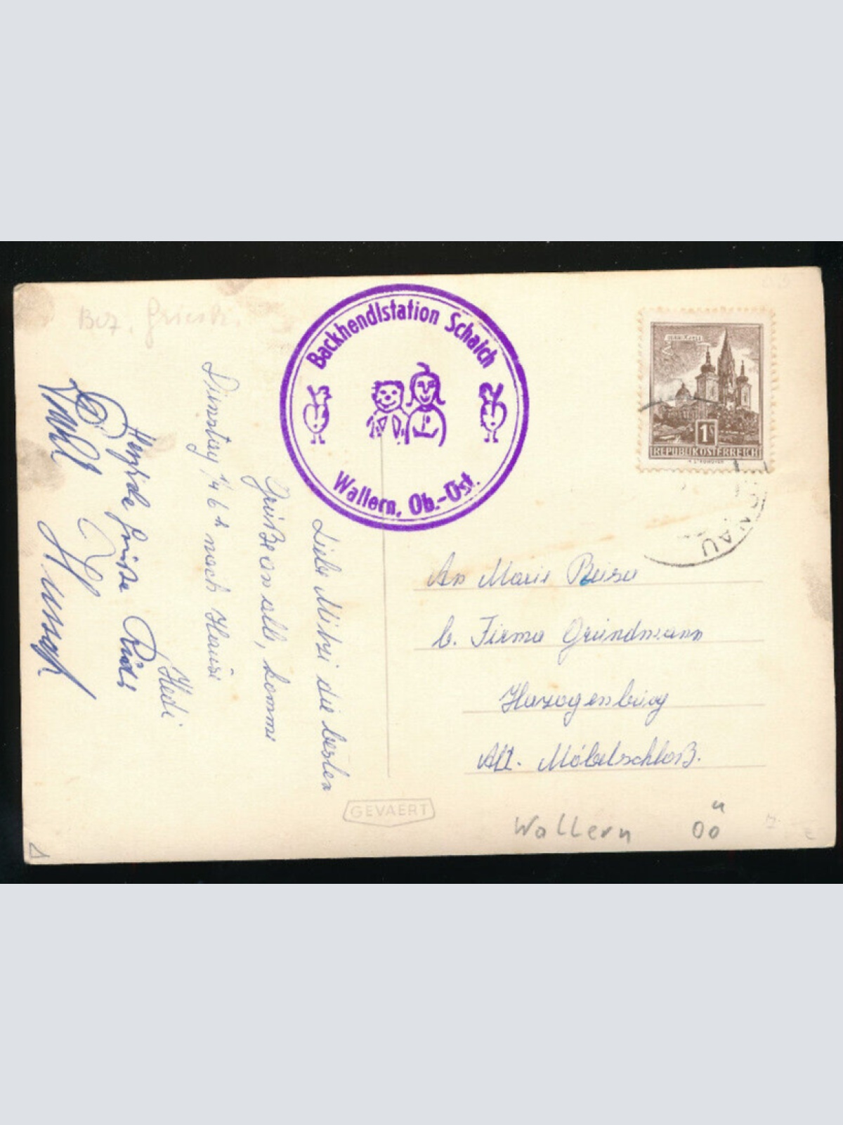 AK aus Wallern Backhändelstation Schaich Oberösterreich (4416)