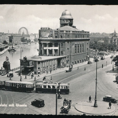 AK aus Wien Aspernplatz mit Urania (4394)