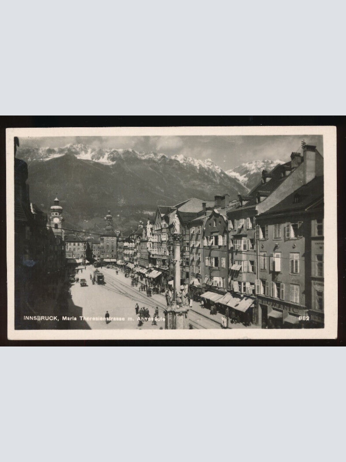 AK aus Innsbruck Maria Theresienstrasse Tirol (4502)