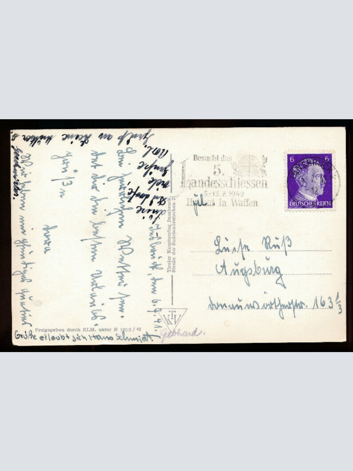 AK aus Innsbruck Maria Theresienstrasse Tirol (4502)