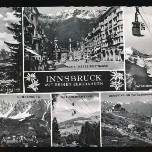AK aus Innsbruck Mehrbildkarte Tirol (4504)