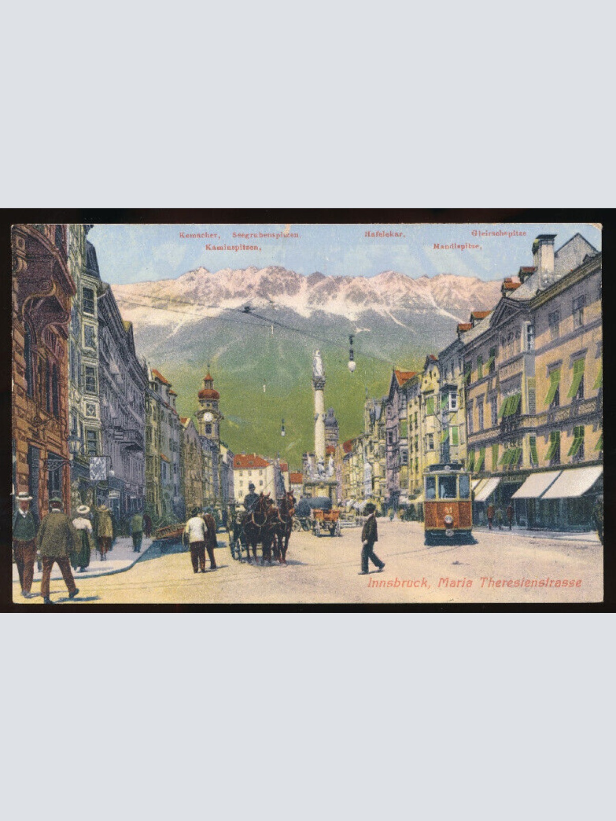 AK aus Innsbruck Maria Theresienstrasse Tirol (4506)