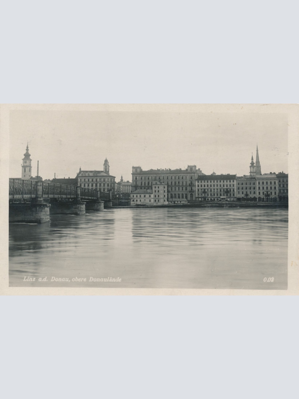 AK, Linz an der Donau, obere Donaulände, Oberösterreich (S569)