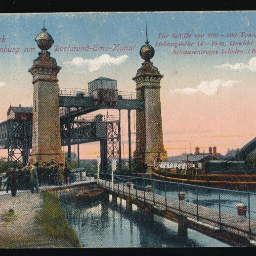 AK aus Henrichsburg mit Schiffshebewerk N.R.W (4547)