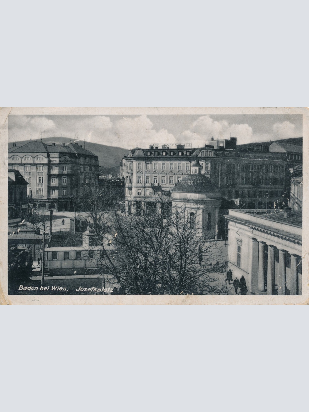 AK, Baden bei Wien, Josefsplatz, Niederösterreich (S585)