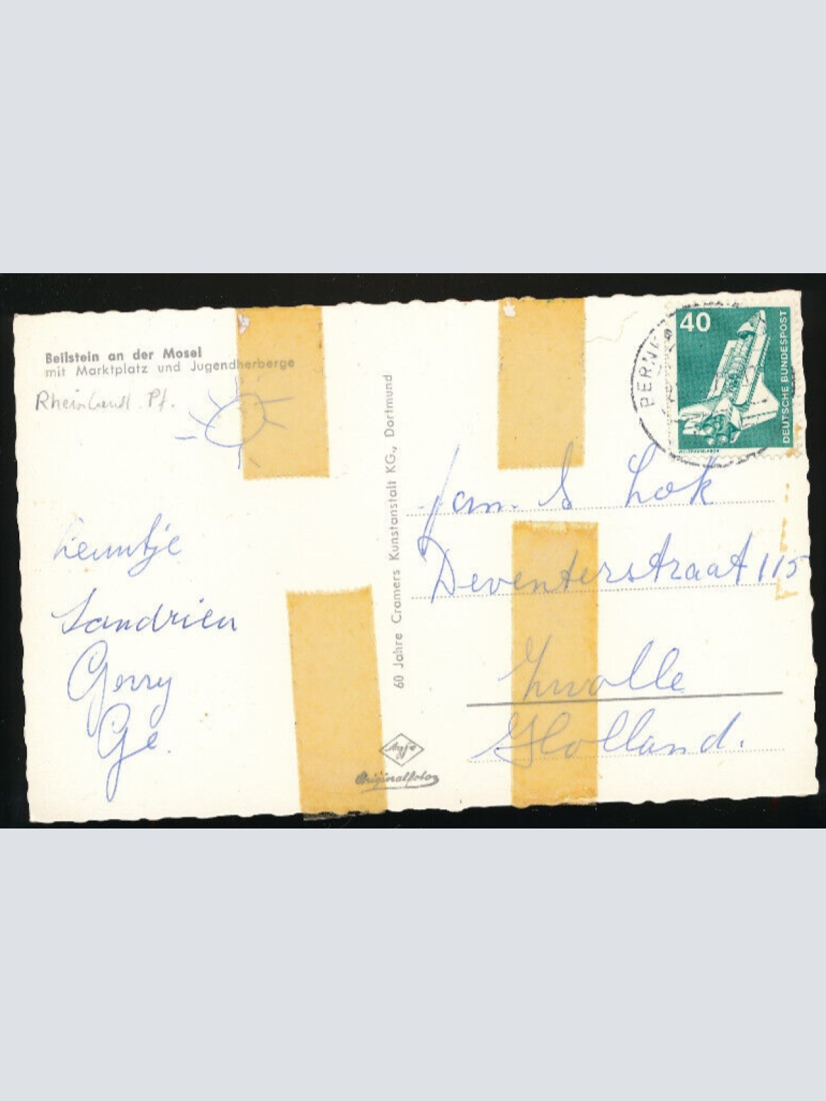 AK aus Beilstein an der Mosel Rheinland - Pfalz (4542)