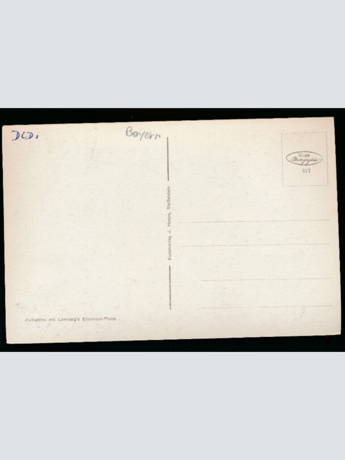 AK aus Garmisch Frühlingsstrasse Bayern (4531)