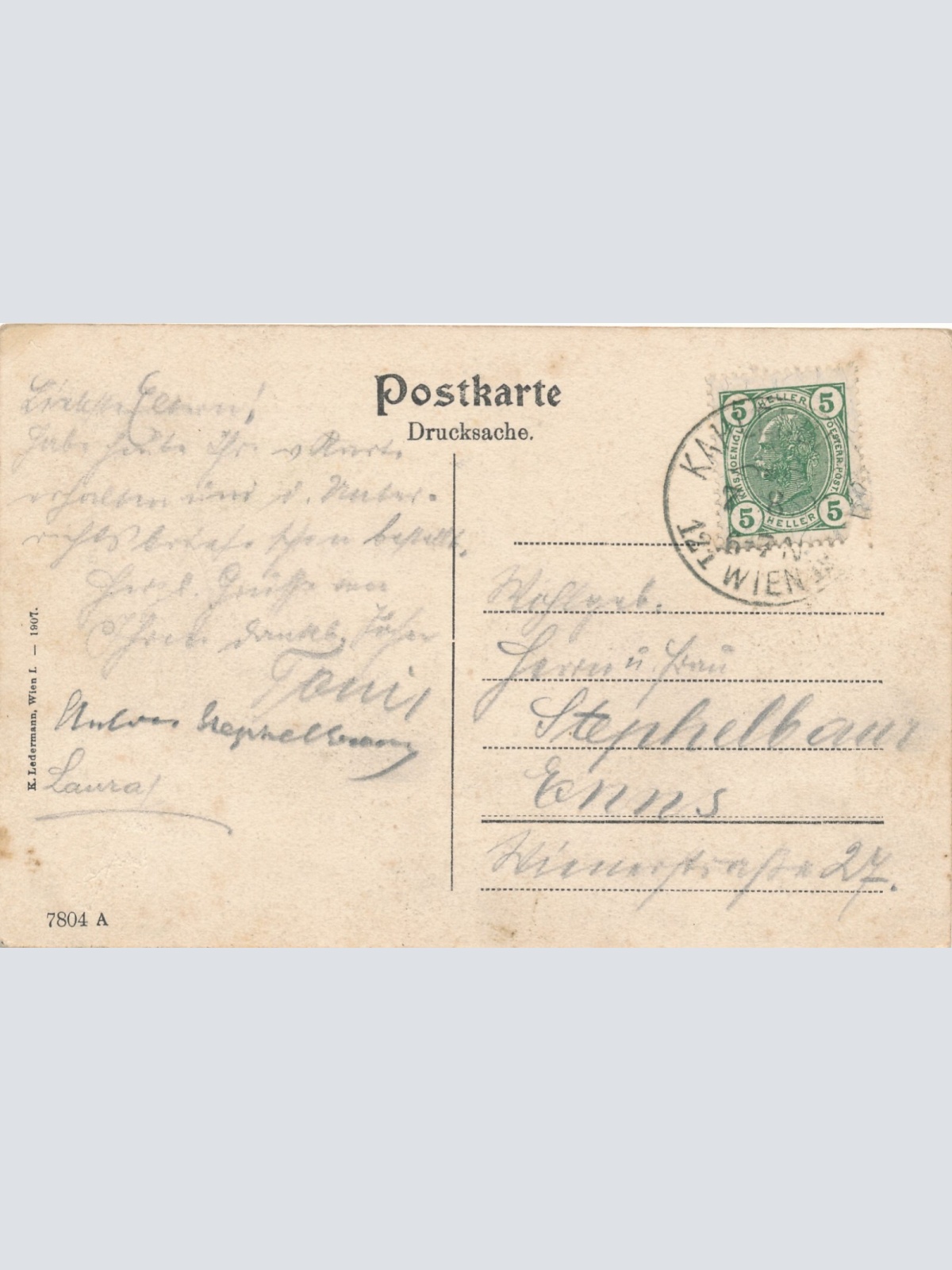 AK, Kahlenbergerdorf, Leopoldsberg an der Donau, Wien, Dampfer (S581)