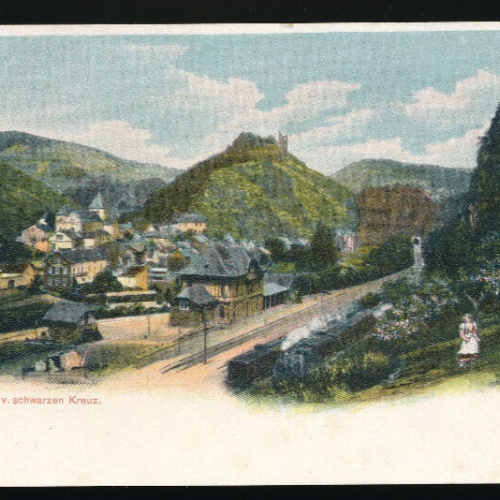 AK aus Altenahr mit Bahnhof Rheinland - Pfalz (4538)