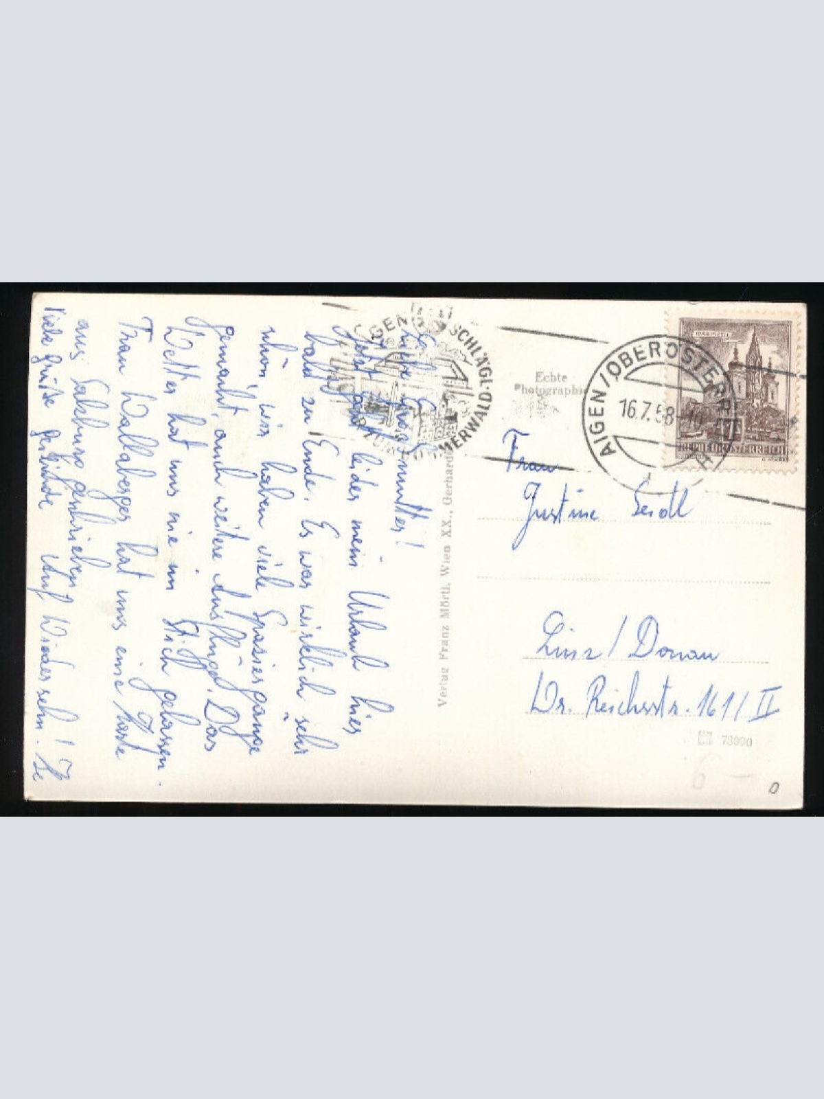 AK aus Aigen im Mühlviertel Oberösterreich (4466)