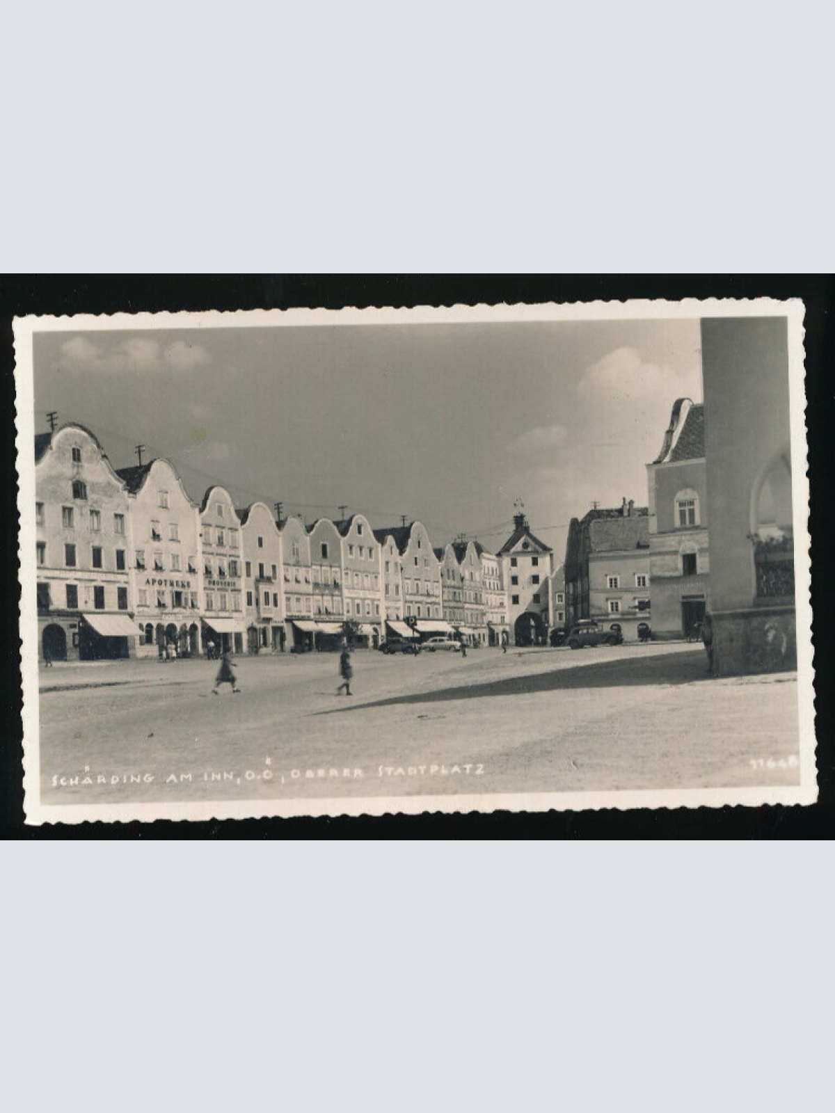 AK aus Schärding am Inn Oberer Stadtplatz Oberösterreich (4446)